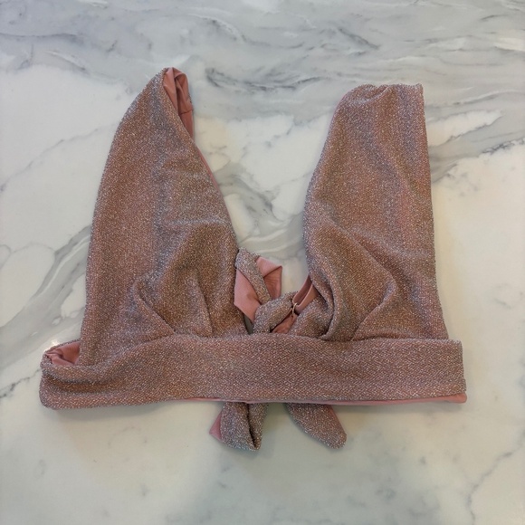 Kinilife Pink Glimmer Pleat Top - Picture 3 of 5